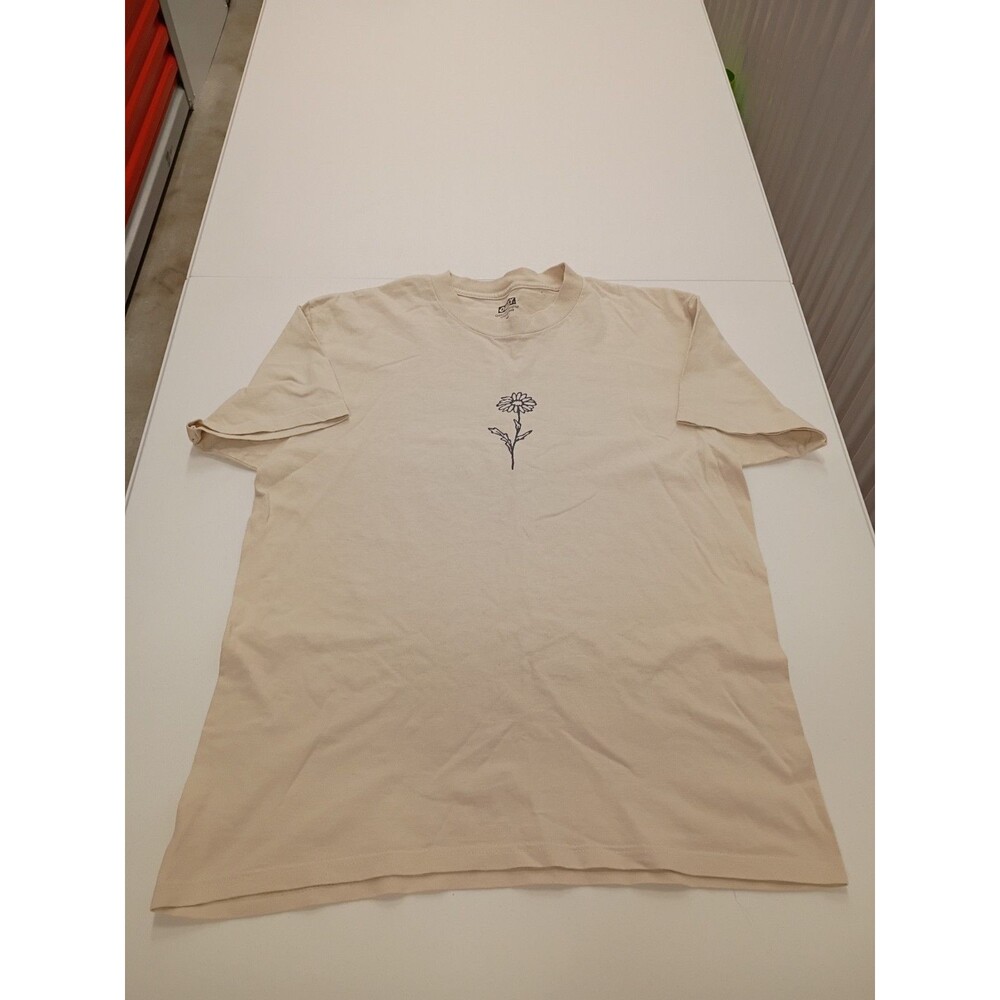 Mens Obey Flower T Shirt Size Medium